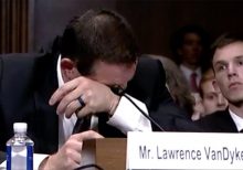 Trump judicial pick breaks down in tears at hearing over legal group's attack