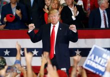 Trump rallies supporters in Mississippi after House impeachment probe vote, ahead of tight governor's race