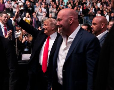 Trump cheered (and booed) at UFC match in New York City