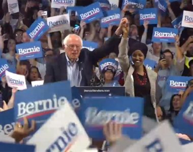 Ilhan Omar, at Bernie Sanders rally, calls for 'mass movement of the working class,' end to 'Western impera...