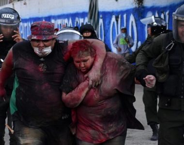 Bolivia mayor dragged through streets, has hair cut by protesters as election violence swells