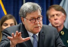 Attorney General Barr accuses the left of systemic 'sabotage' of Trump administration