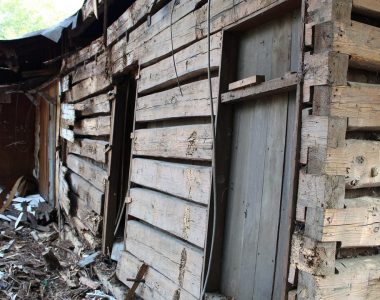 Civil War log cabin discovered during house demolition