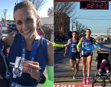 Guinness Book of World Records half-marathon time bested by mom --month-old daughter