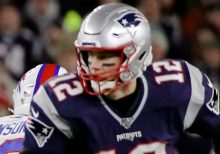 Tom Brady trolled over photo of himself blocking Buffalo Bills cornerback