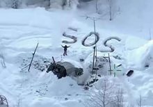 Man survives weeks in remote Alaska wilderness after cabin burns down, writes 'SOS' in snow