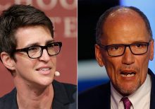 MSNBC's Maddow presses DNC chair Tom Perez over low Dem turnout in Iowa: 'They didn't turn out in droves!'