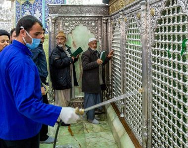 Iran men who licked holy shrine face prison, flogging, as troops ordered to fight coronavirus outbreak