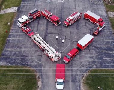Wisconsin firefighters give heartfelt coronavirus tribute for health-care workers