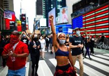 NYC braces: City takes steps to stop further George Floyd riots as crowds take to the streets