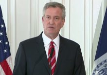 De Blasio claims spike in COVID-19 hospitalizations not linked to massive protests