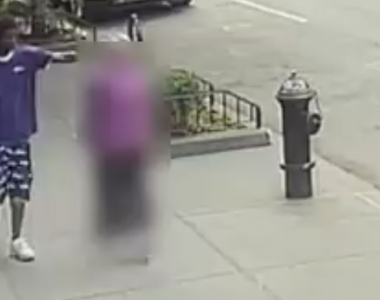 NYC woman, 92, shoved to the ground, video shows; police hunt suspect