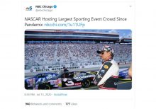NBC affiliate deletes tweet featuring Dale Earnhardt Sr. after NASCAR fans complain