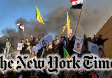 NY Times tweet on 'Iraqi mourners' storming Baghdad embassy prompts backlash online